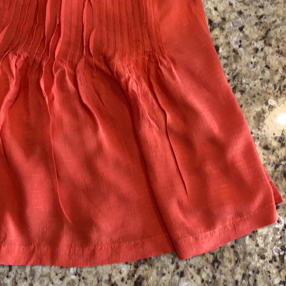 MaEVe dark orange rayon button tank - Picture 7 of 7